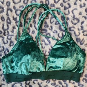 Victoria's Secret PINK Bralette Velvet
